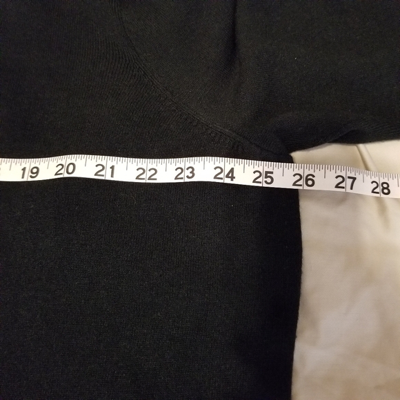 Luxe 360 by Hampshire Studio Black Rhinestone Inlay Button Down Cardigan… - Picture 7 of 8